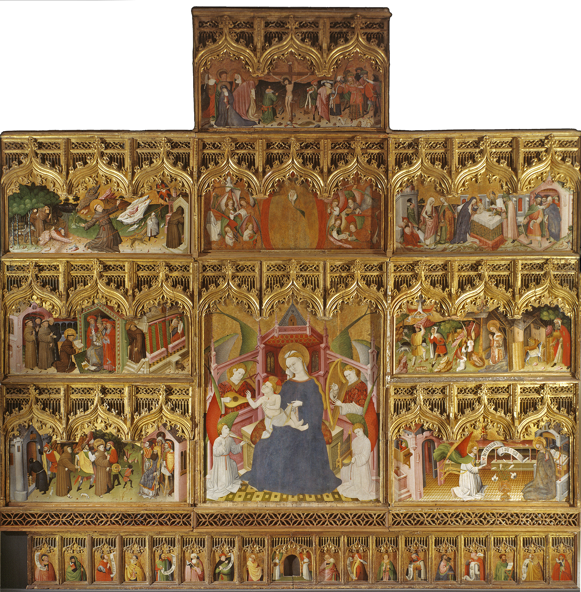 life of the virgin and saint francis